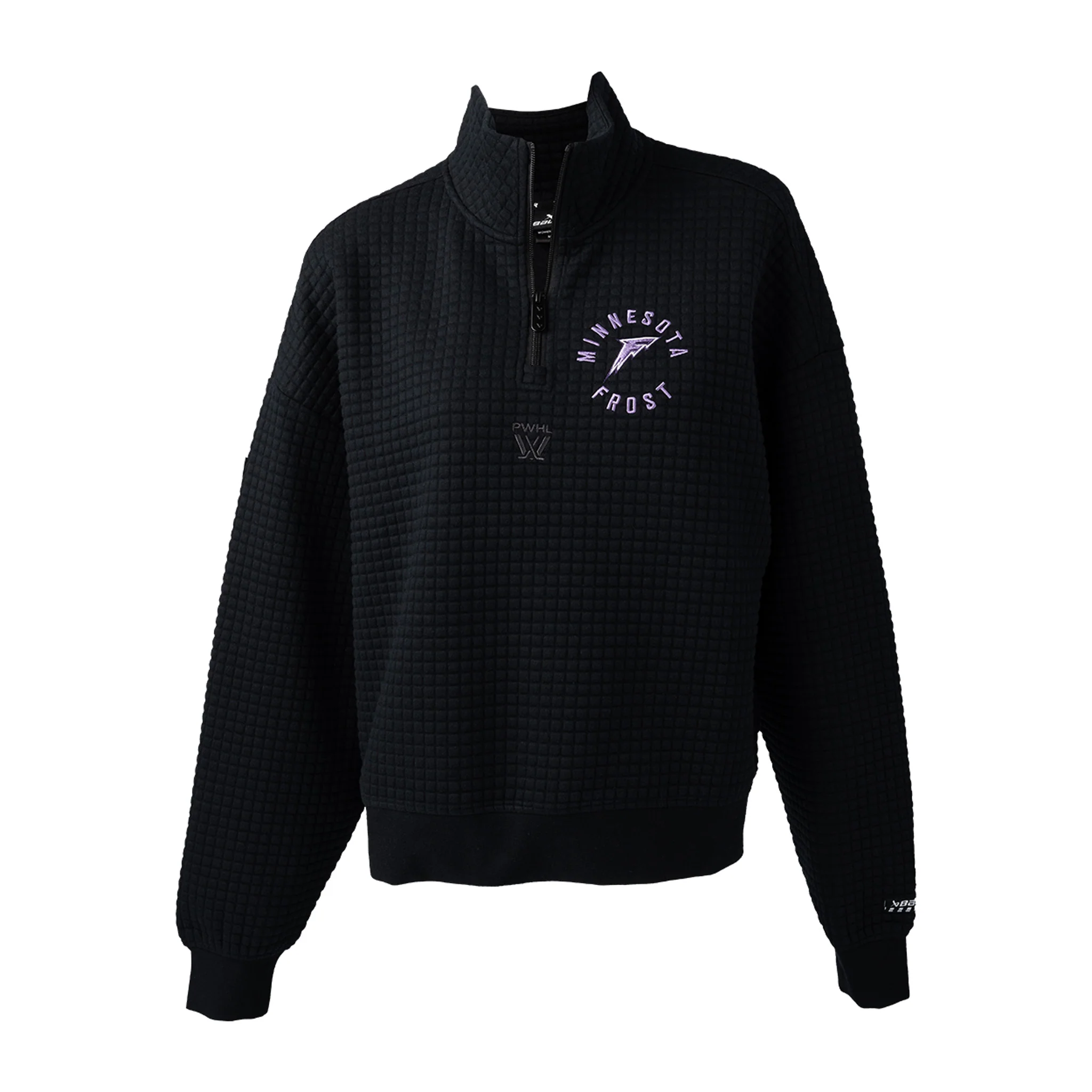 Women's Minnesota Frost Bauer Quilted Half Zip Sweater