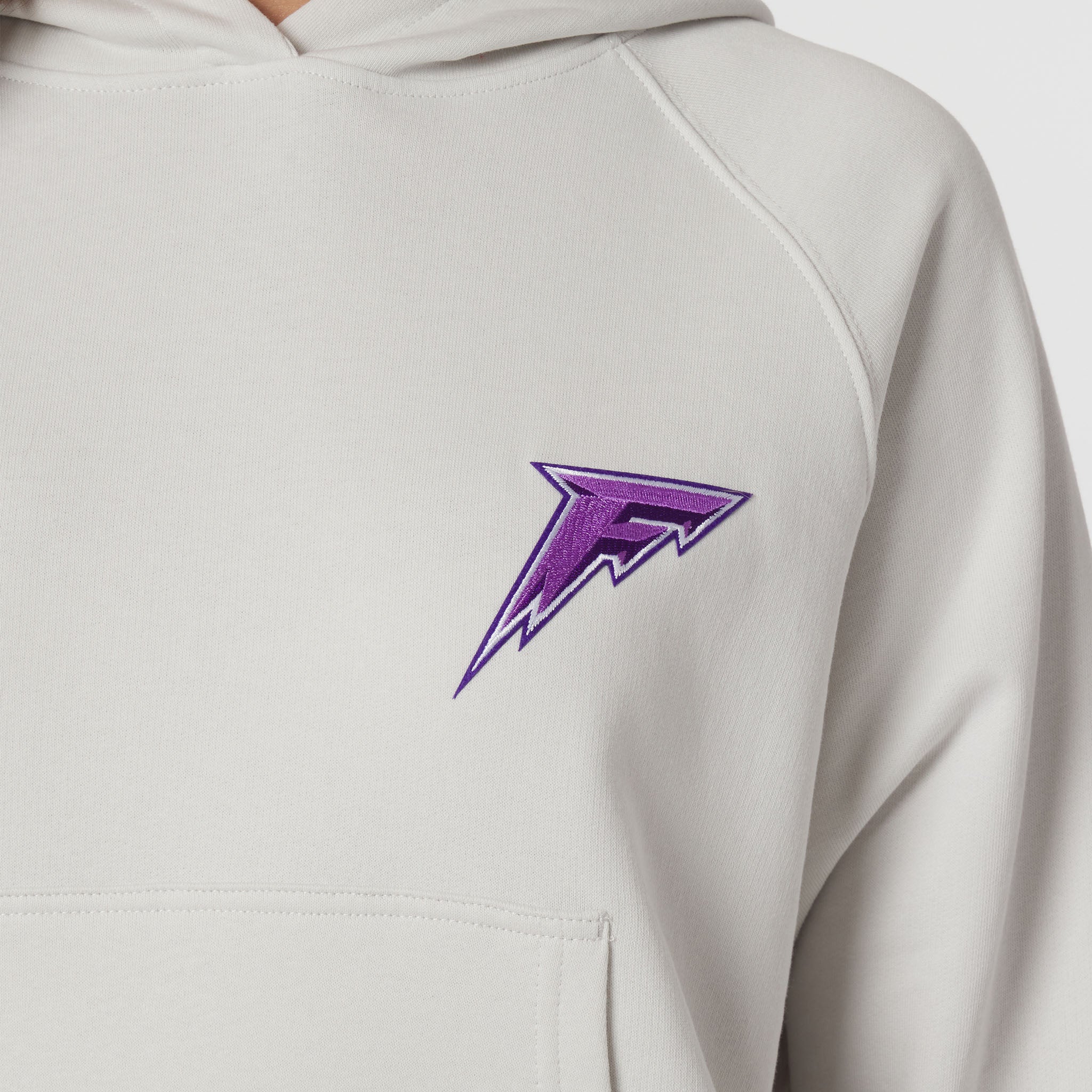 Women's Minnesota Frost Sportiqe Suede Logo Ella Hoodie - Image 4