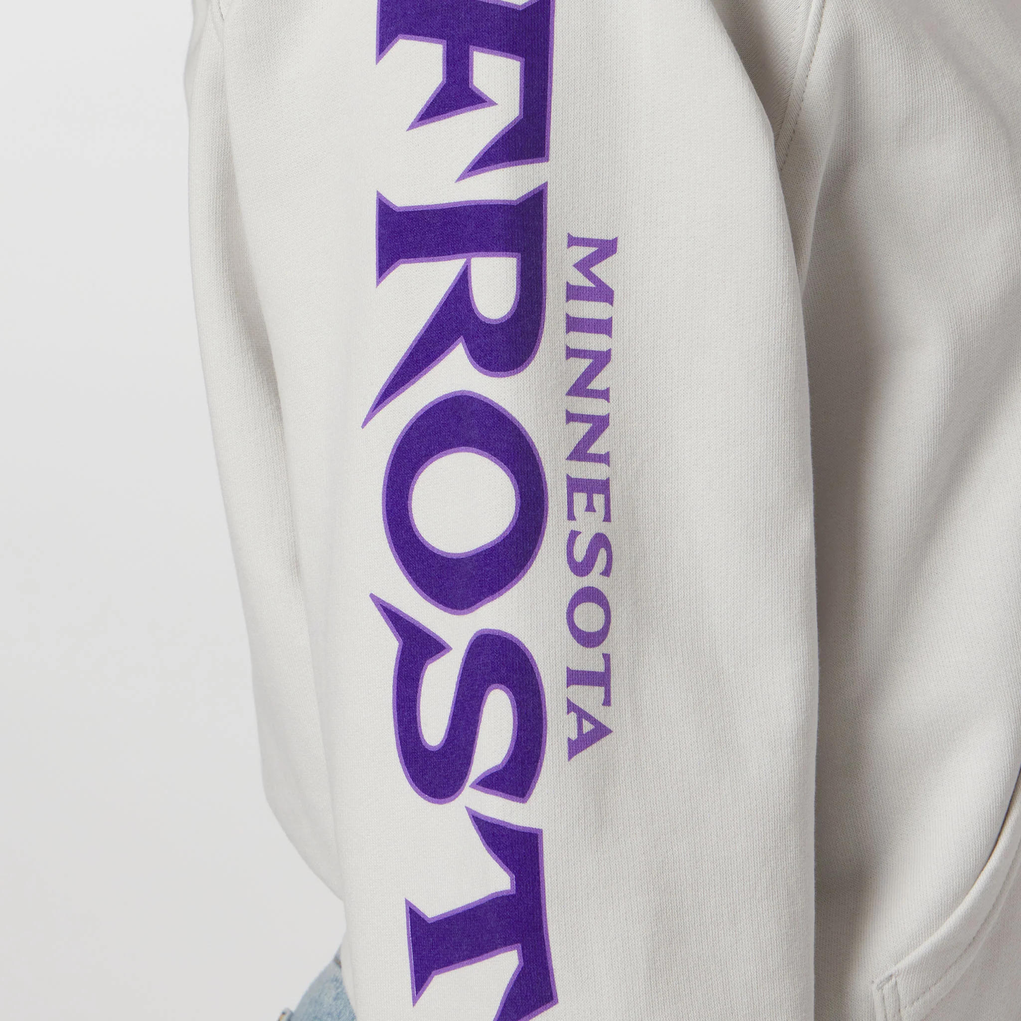 Women's Minnesota Frost Sportiqe Suede Logo Ella Hoodie - Image 5