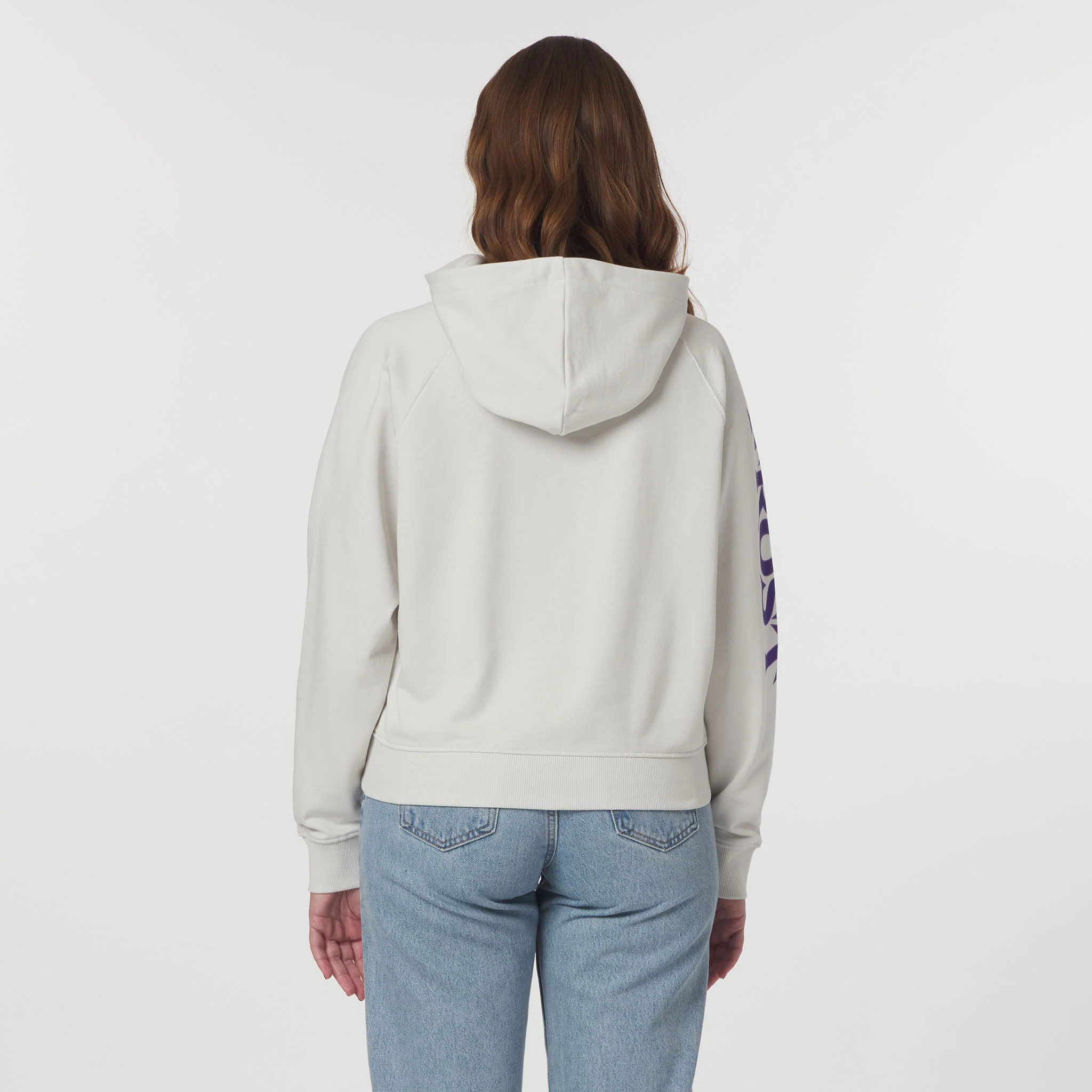 Women's Minnesota Frost Sportiqe Suede Logo Ella Hoodie - Image 6
