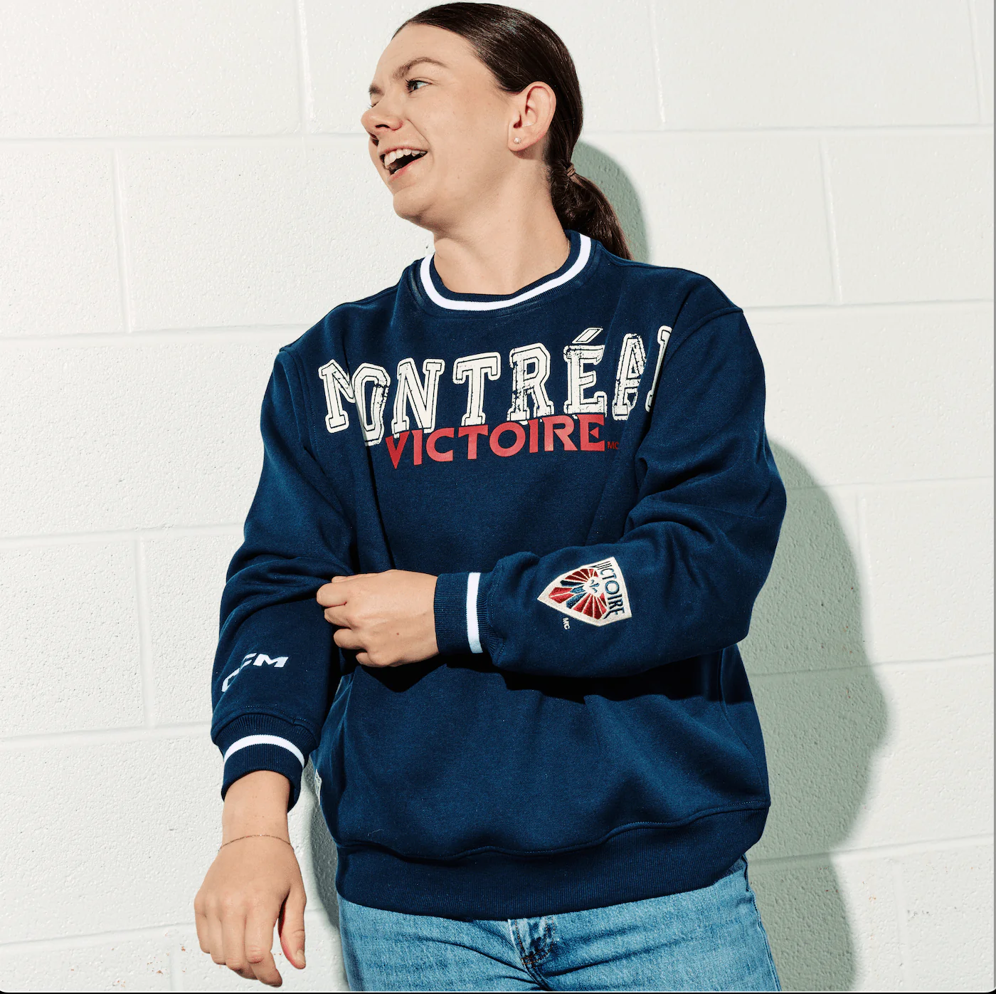 Women's Montreal Victoire CCM Wordmark Crew - Image 4