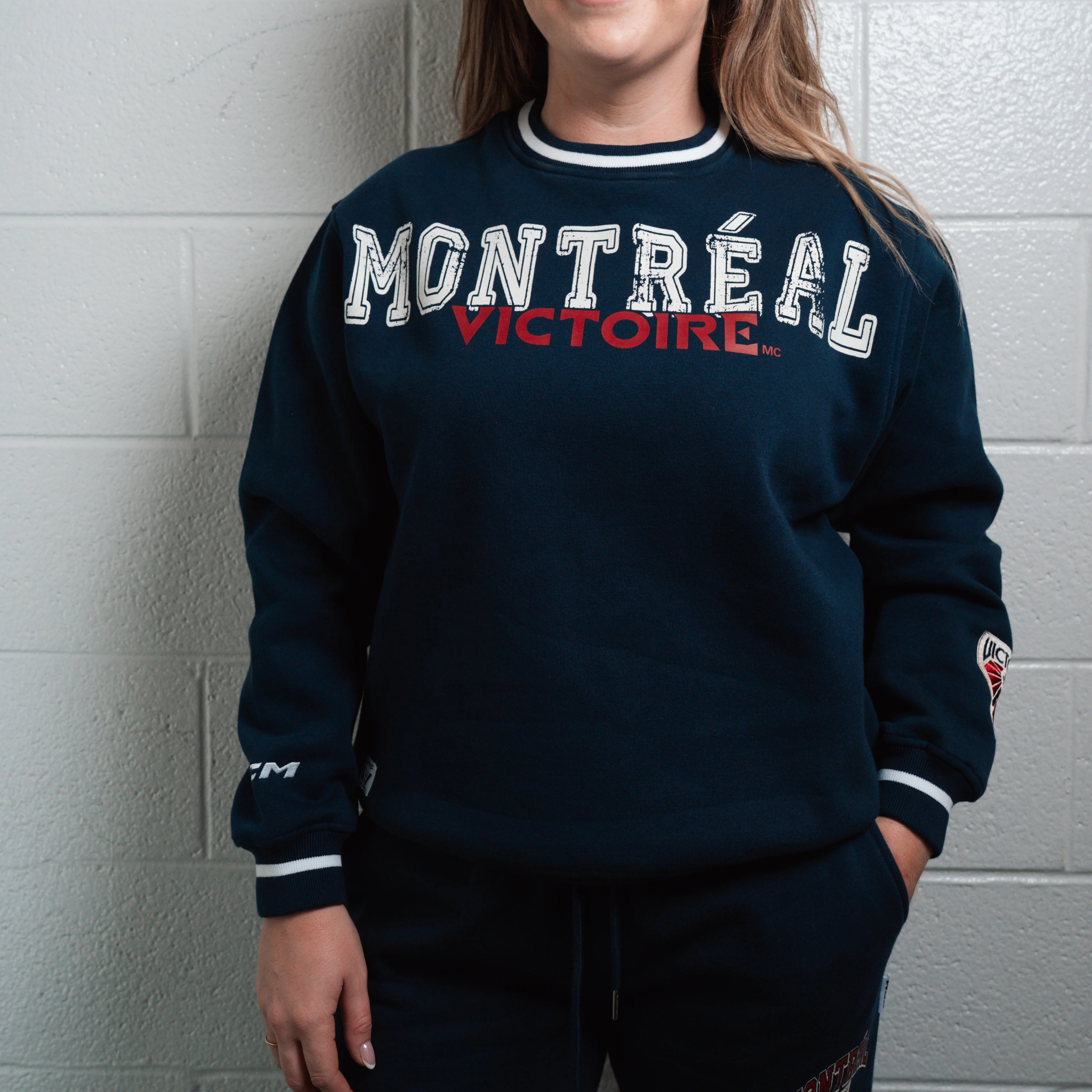 Women's Montreal Victoire CCM Wordmark Crew - Image 5