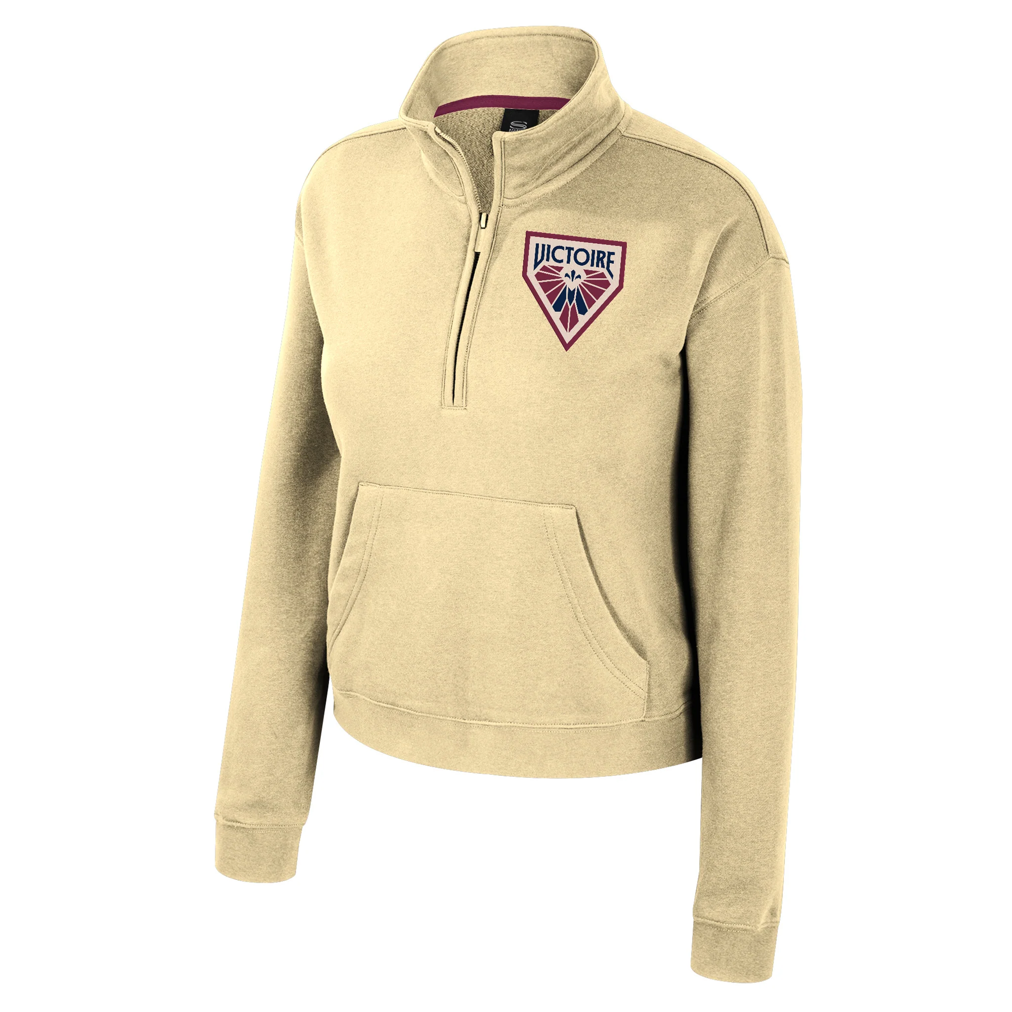 Women's Montreal Victoire Stadium Essentials Varsity Manager 1/2 Zip Fleece - Limited Edition