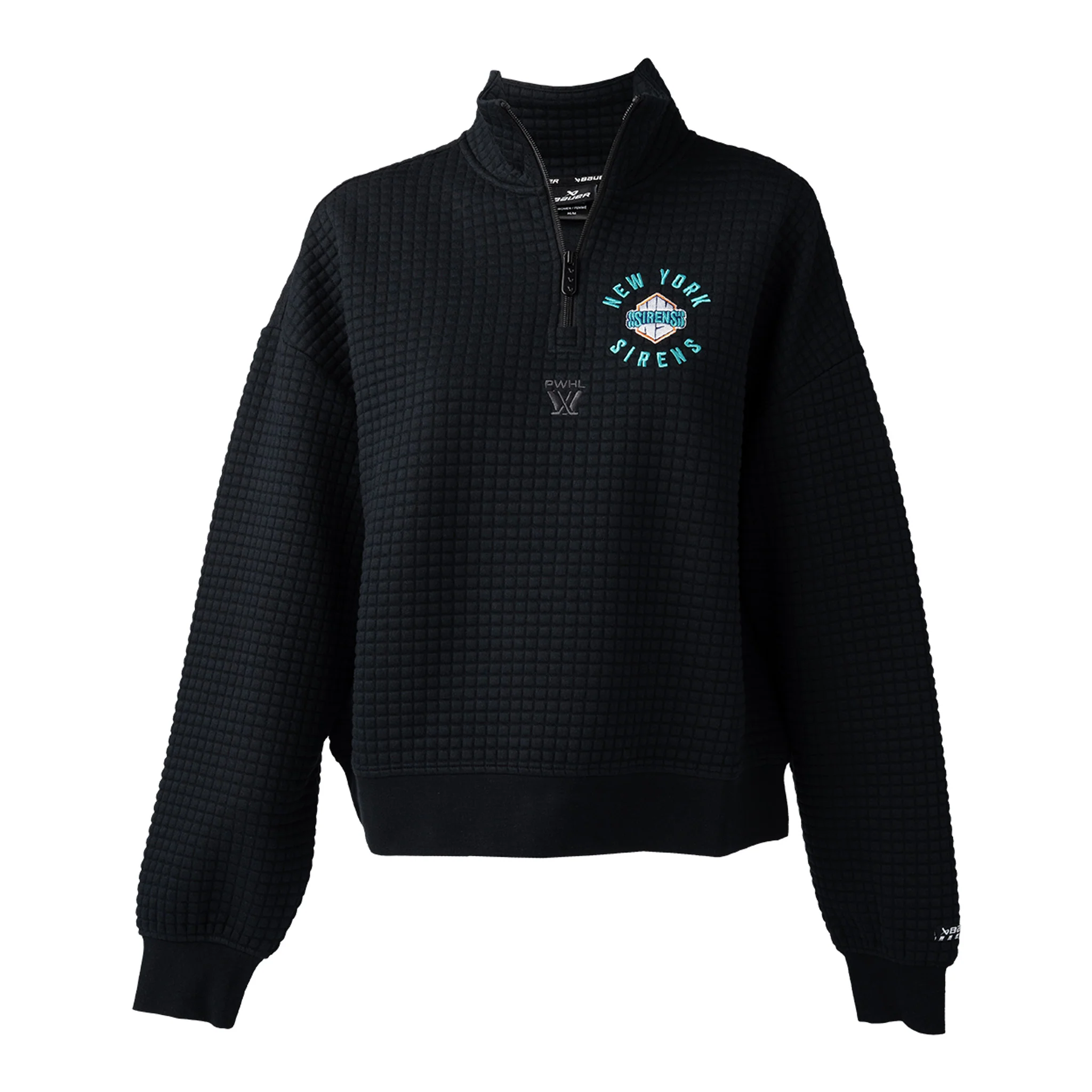 Women's New York Sirens Bauer Quilted Half Zip Sweater