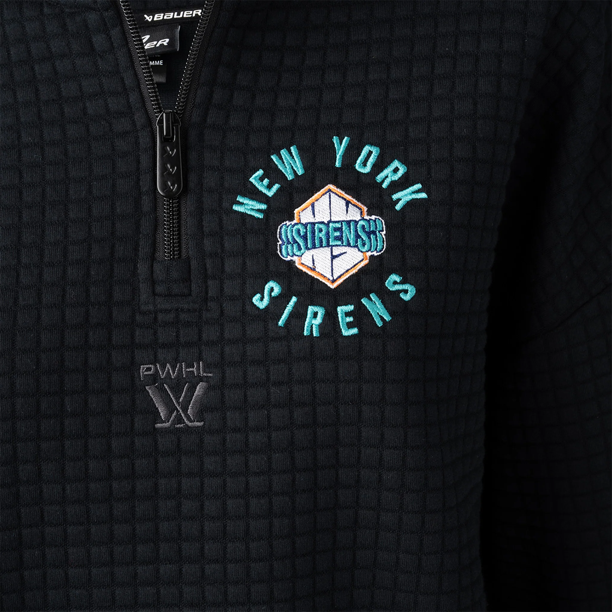 Women's New York Sirens Bauer Quilted Half Zip Sweater - Image 4