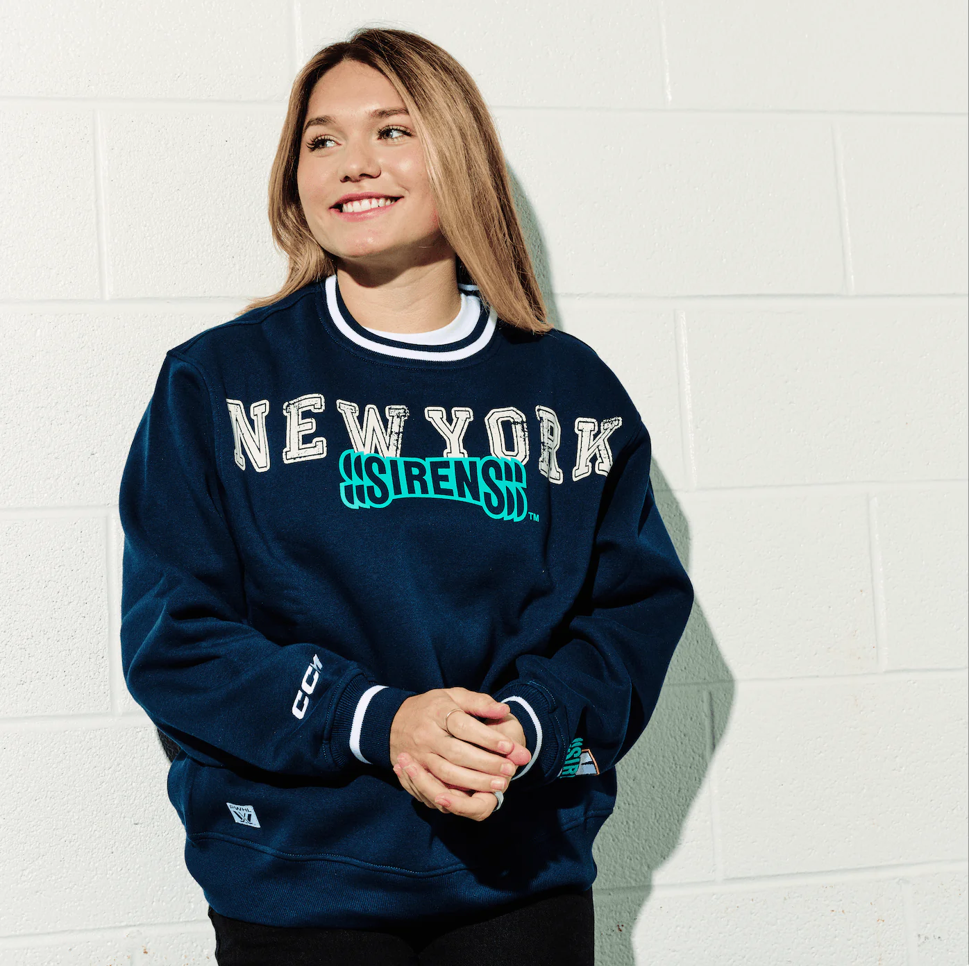 Women's New York Sirens CCM Wordmark Crew - Image 4