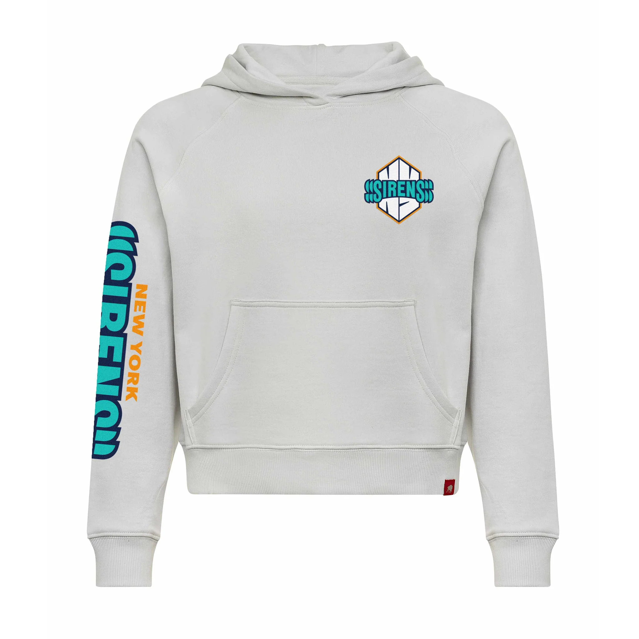 Women's New York Sirens Sportiqe Suede Logo Ella Hoodie