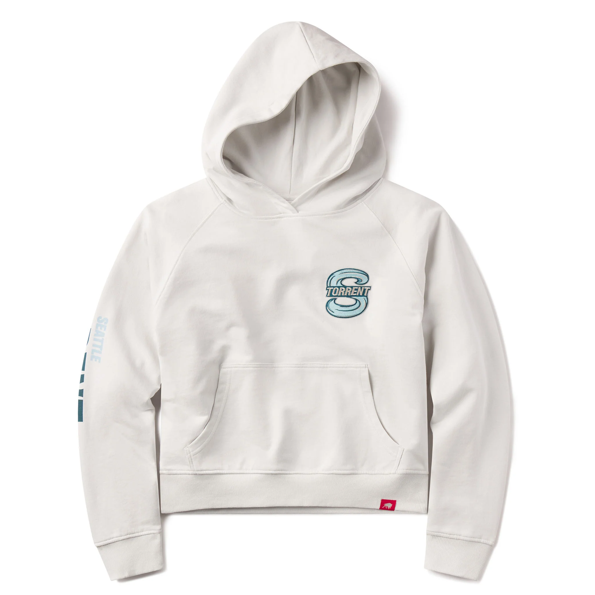 Women's Seattle Torrent Sportiqe Suede Logo Ella Hoodie